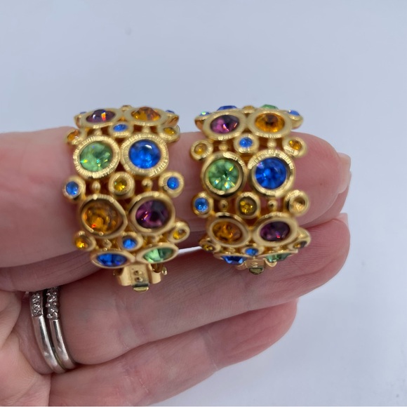 Swarovski Dazzling Jeweled Earrings